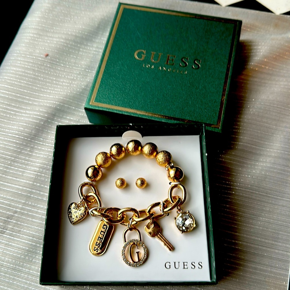 Guess gold tone bracelet